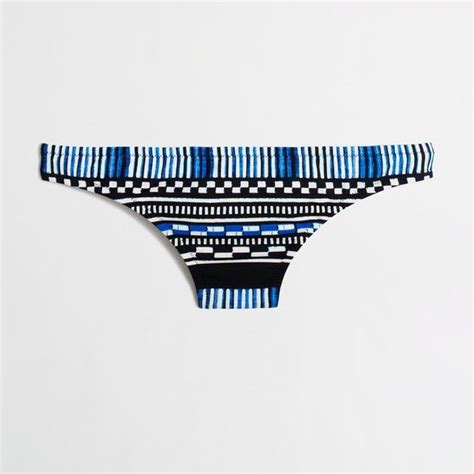 J Crew Factory Bikini Bottom In Grid Bikinis J Crew Bikini Bikini