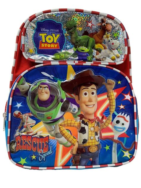 Disney Toy Story 4 Kids Backpack 12 Small Bag Rescue Squad