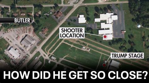 Trump rally shooting: Map shows where shooter was stationed | ARO News