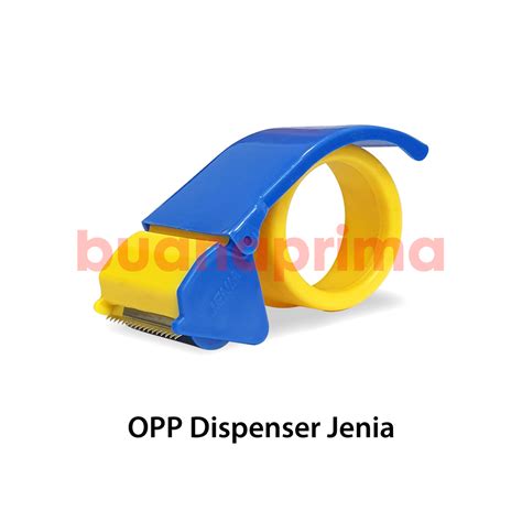 Jual Tempat Lakban Plastik Jenia OPP Dispenser Tape Cutter Pemotong