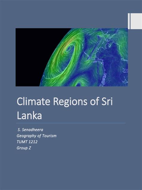 Climate Regions of Sri Lanka PDF | PDF | Monsoon | Rain