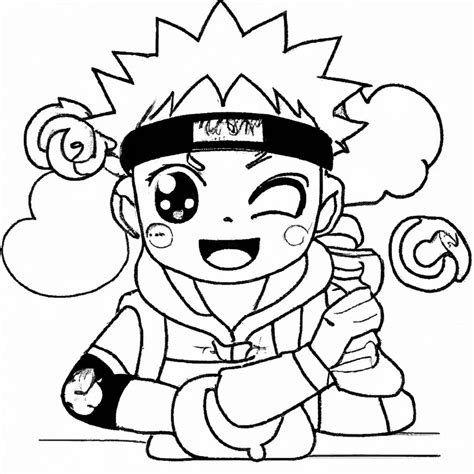 Naruto Criança Desenho - Desenhos GRÁTIS de Naruto Criança para Imprimir e Colorir/Pintar