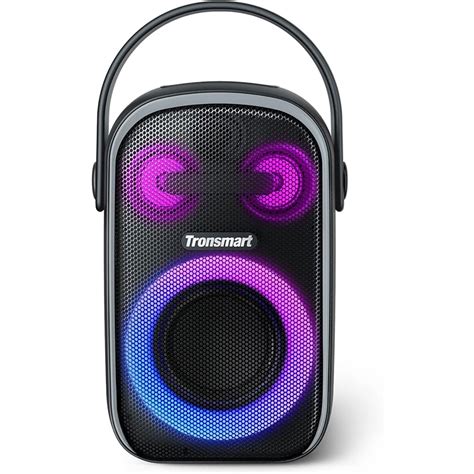 Caixa De Som Tronsmart Halo W Bluetooth Leds Cor Preto Bivolt