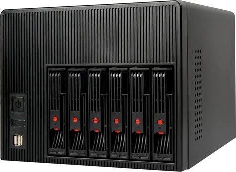 Audheid Nas 6 Bay K5 Chasis Sistema De Gestión De Cables Carcasa De