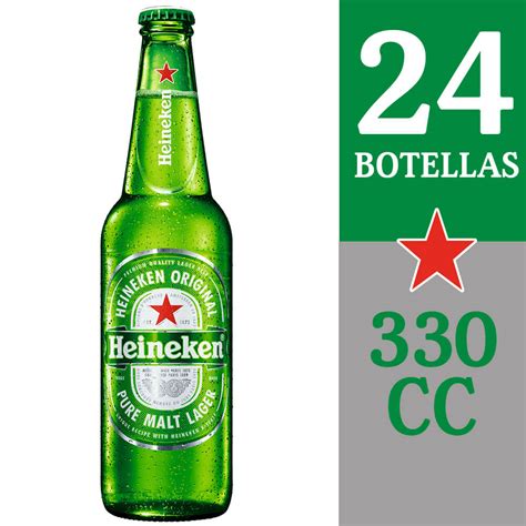 Heineken 24 Pack Cerveza Botella 330Cc Precio Rappi