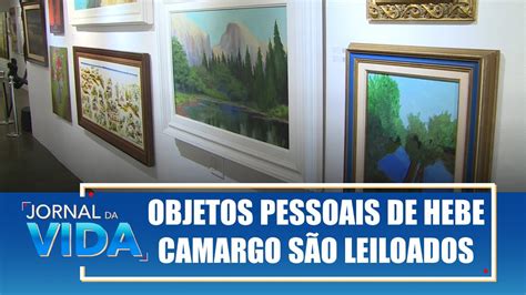 Objetos pessoais da Hebe Camargo são leiloados Jornal da Vida 01 03