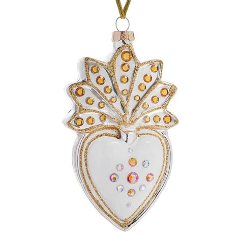 Shiny Red Heart Ornament By Inge Glas Of Germany Traditions