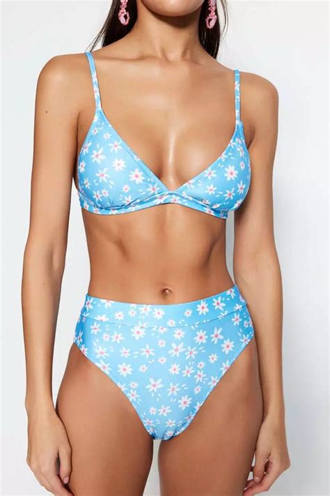 Buy Trendyol Triangle High Leg Bikini Set 2024 Online ZALORA Philippines