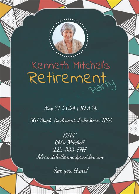 Free Printable Retirement Party Invitation Template Edit Online And Download