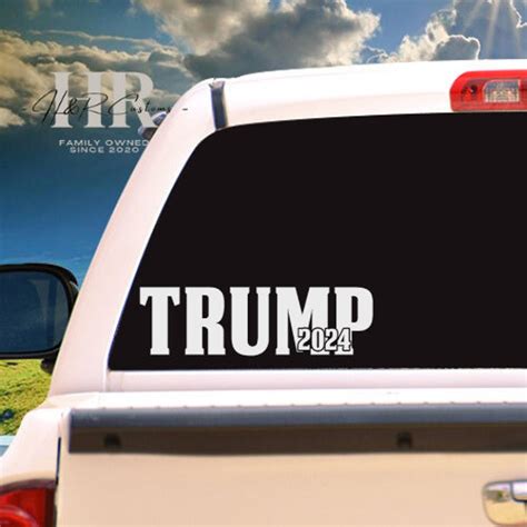 Trump 2024 Car Decal Etsy