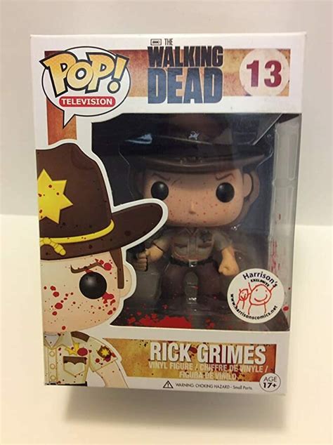 FUNKO THE WALKING DEAD BLOODY RICK GRIMES HARRISON'S EXCLUSIVE Pop! FIGURE