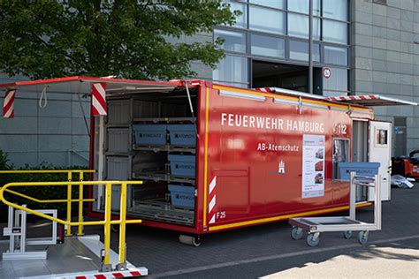 Neue Abrollbeh Lter Atemschutz F R Feuerwehr Hamburg Minitec