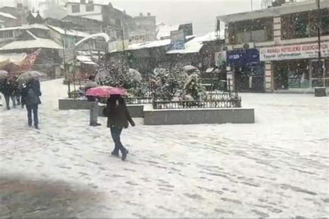 Rainfall In Shimla Breaks 42 Year Old Record Untimely Snow Wreaks