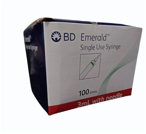 Concentric Luer Slip Tip Ml Bd Emerald Single Disposable Syringe G