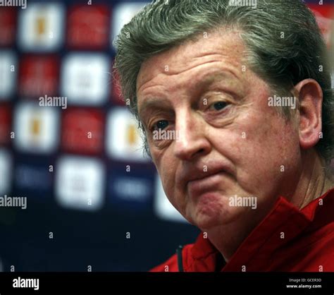 Fulham Manager Roy Hodgson Press Conference Motspur Park Hi Res Stock