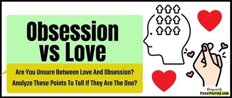 Are You Unsure Between Love And Obsessio