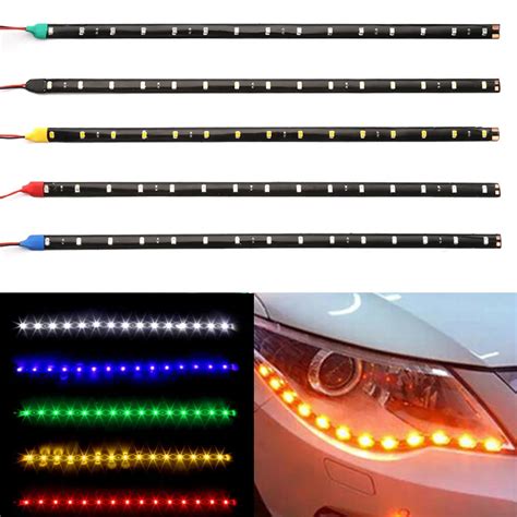 Cm Car Led Strip Light High Power V Smd Car Drl Lamp Waterproof