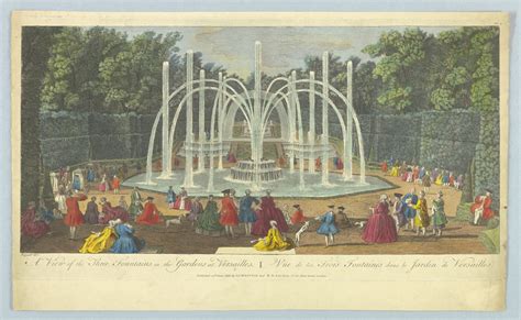 A View of the Three Fountains in the Gardens at Versailles | Smithsonian Institution