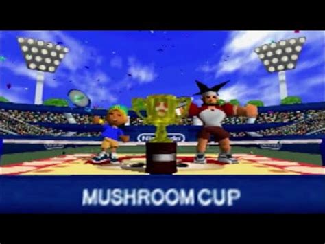 Mario Tennis N64 Alex Doubles Mushroom Cup ALL THE MARIOS 922 1