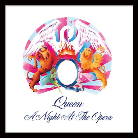 Art Group Queen 'A Night at the Opera' Album Cover Framed Wall art ...