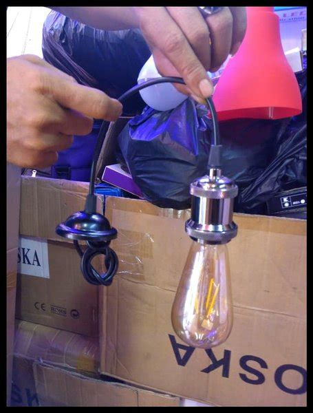 Jual Tcuci Gudang Fitting Lampu Gantung Retro Indutrial Perpanjangan