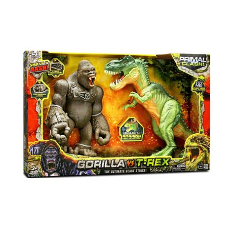 Primal Clash Gorilla vs T-Rex - Toy Corner