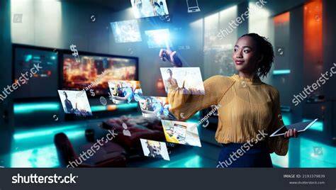 3 Future Who Operates Hologram Screen Images, Stock Photos & Vectors | Shutterstock