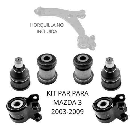 Kit Bujes Y Par Rotulas Para Mazda Env O Gratis