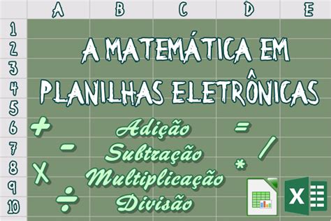 Ita Tecnologia Educacional A Matem Tica Em Planilhas Eletr Nicas