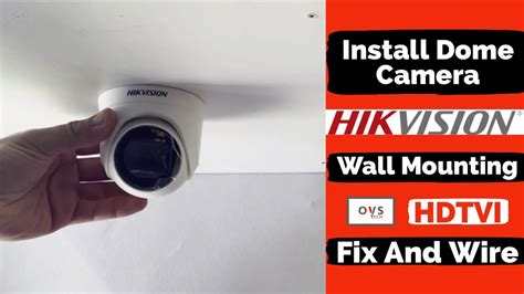 Install And Wire A Dome Camera I Wall Mounting I Using Balun CCTV YouTube