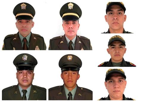 Estos Son Los 7 Policías Que Murieron En El Atentado Perpetrado En Neiva