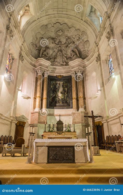 Interior Of Sanctuary Of Fatima Estremadura Portugal Editorial Photo