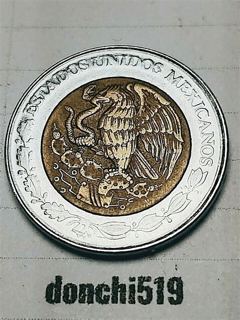 N Bi Metallic Estados Unidos Mexicanos Mexico Coins Pesos Ebay