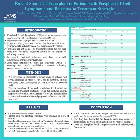 Role of Stem Cell Transplant in Patients with