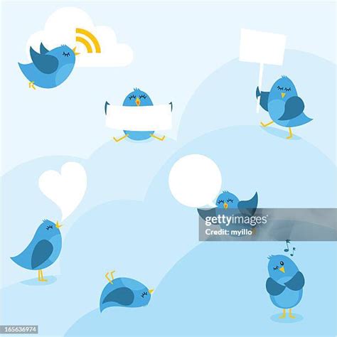 338 Cartoon Blue Bird High Res Illustrations - Getty Images