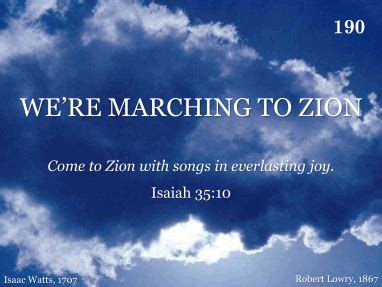 We’re Marching To Zion | R. J. Stevens Music