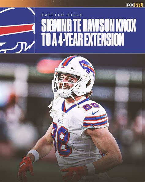 FOX Sports NFL On Twitter OFFICIAL The Bills And TE Dawson Knox