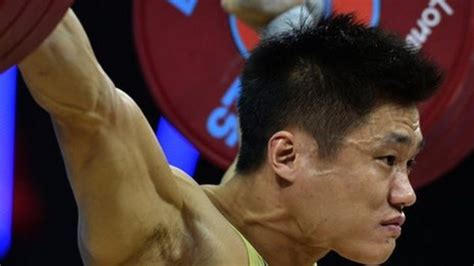 Olympics Weightlifting Chinas Lu Xiaojun Wins 77kg Gold Medal Bbc Sport