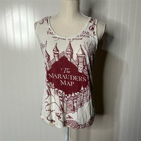 Warner Bros Tops Harry Potter Marauders Map Tank Top Poshmark