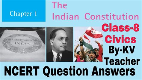 The Indian Constitution Class Civics Ncert Chapter Question