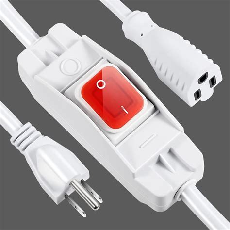 Outdoor Extension Cord With Switch On Off Waterproof Switch Prong