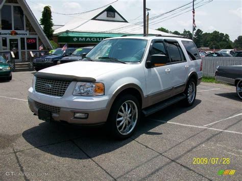 2003 Oxford White Ford Expedition Eddie Bauer 4x4 15131012 Photo 2 Car Color