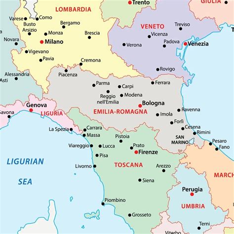 Map Of Northern Italy Cities Store Online Bharatagritech