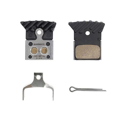 Shimano L04c Metal Disc Brake Pads With Fin For Flat Mount Br Rs805 Br