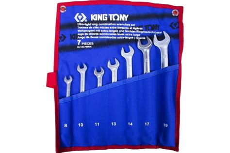 Набор комбинированных удлиненных ключей KING TONY 7 предметов 12C7MRN ...