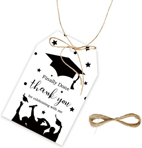 50 Pcs Graduation T Tags Congrats Grad Party Favors