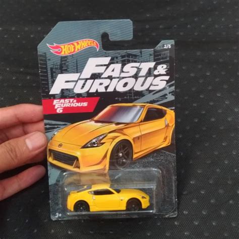 Jual Mainan Anak Hotwheels Hot Wheels Fast And Furious Nissan Z Yellow Shopee Indonesia