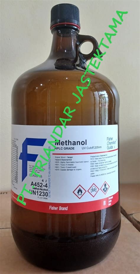 FISHER CHEMICAL A452 4 METHANOL HPLC 4L E Katalog