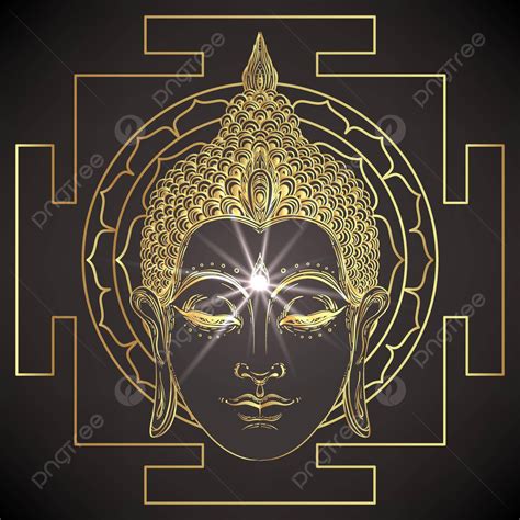 Sagrado S Mbolo Hindu Sri Yantra Em Desenho Vetorial Vetor Png Buda