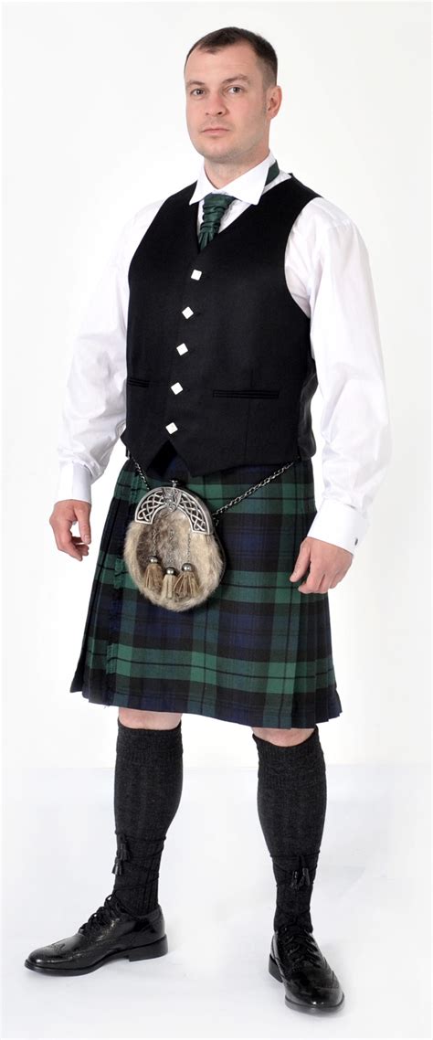 Black Watch Yard Ex Hire Kilt Prince Charlie Jacket